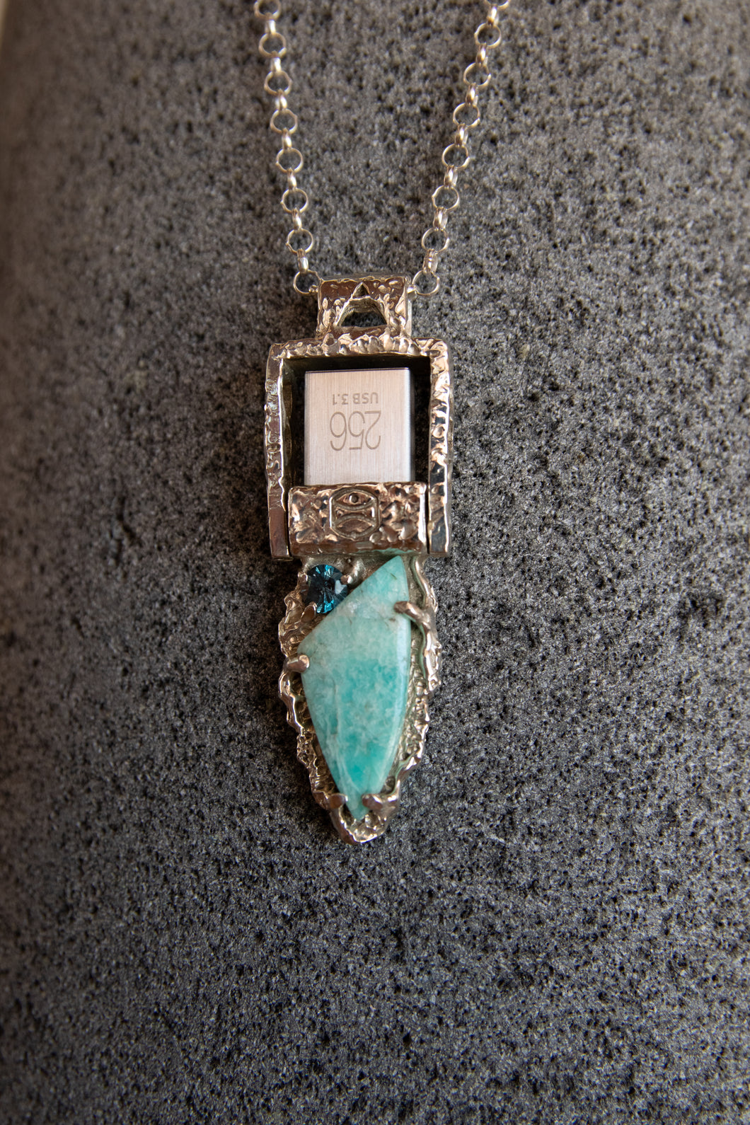 Stone of Courage USB Necklace